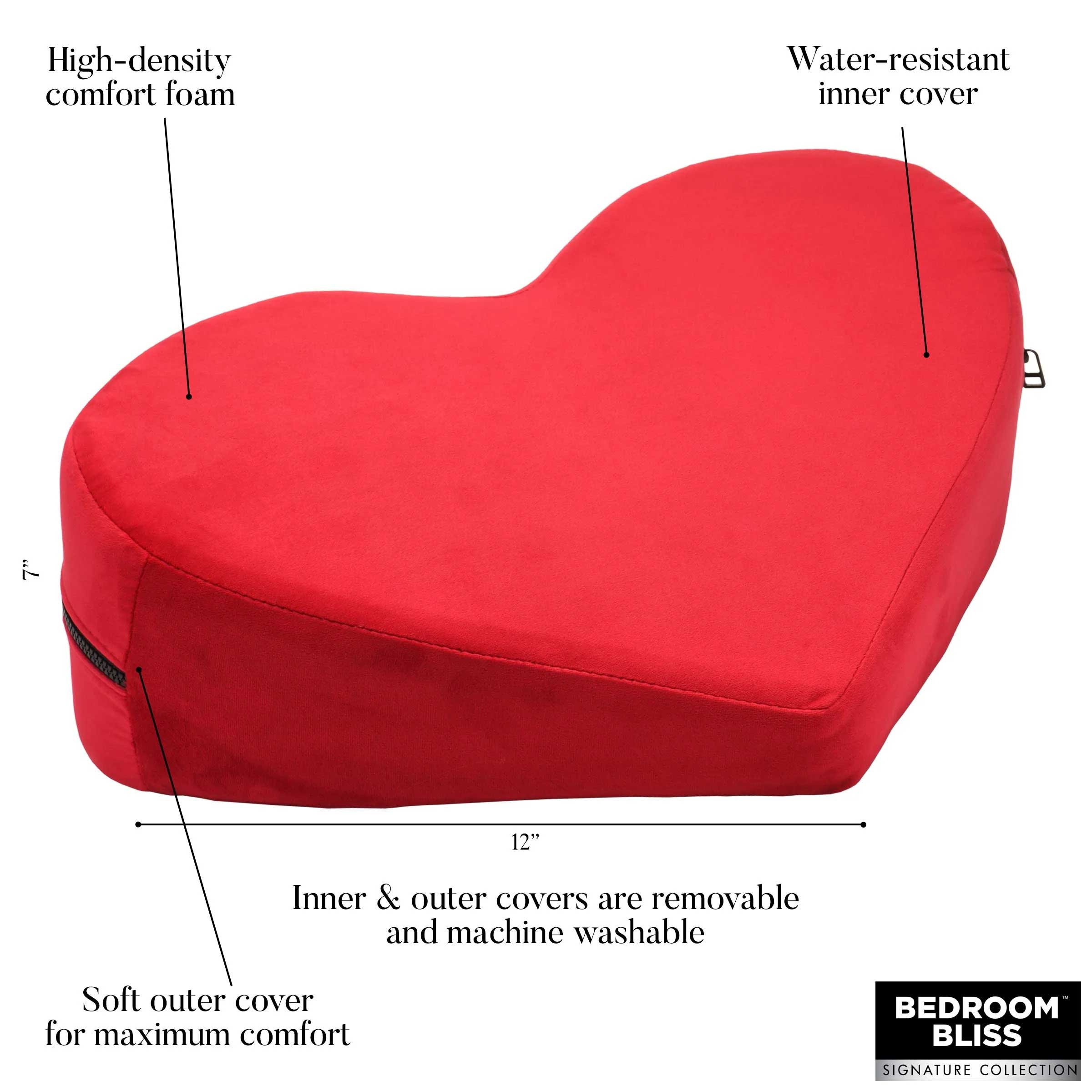 Love Pillow Heart Pillow - Red-1