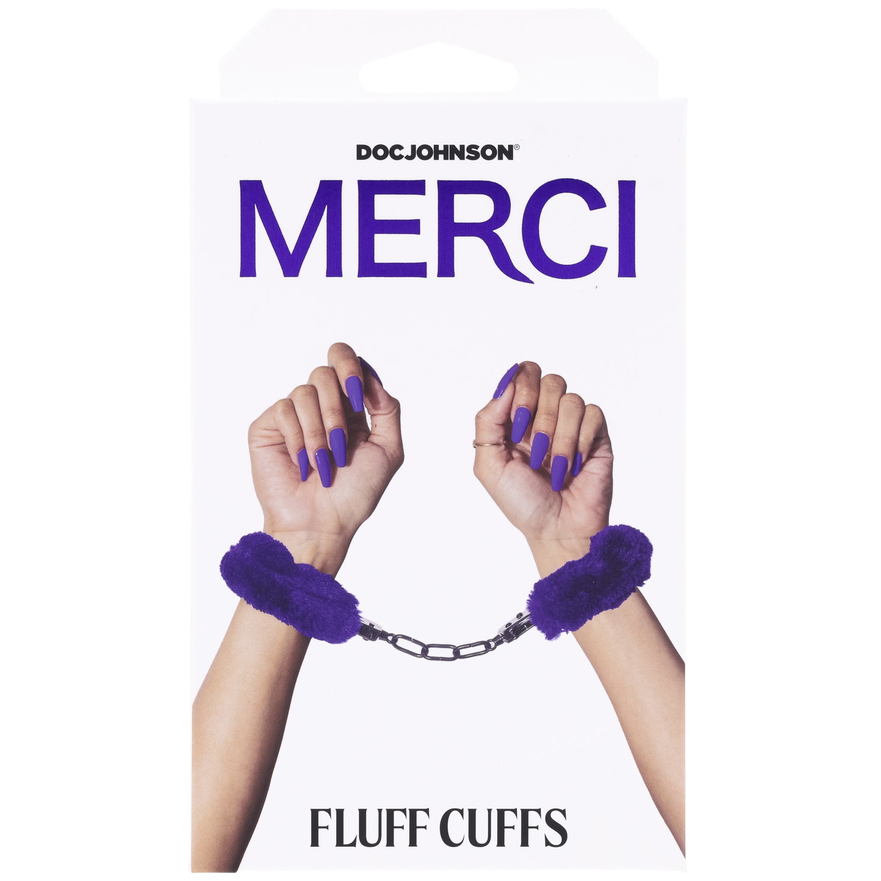 Merci - Fluff Cuffs - Violet-0