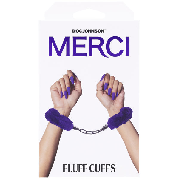 Merci - Fluff Cuffs - Violet-0