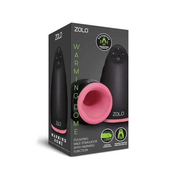 Zolo Warming Dome Pulsating Male Stimulator With Warming Function-0
