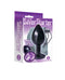 The 9's the Silver Starter Anodized Bejeweled Stainless Steel Plug - Violet