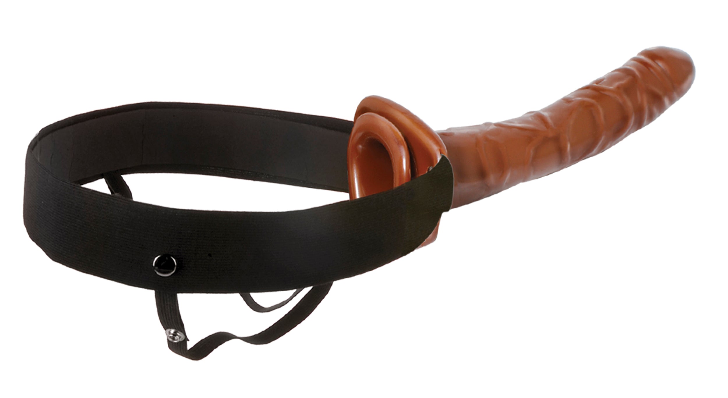 Fetish Fantasy Series 10&quot; Chocolate Dream Hollow Strap-On