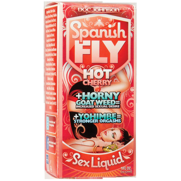 Revitalize Your Passion with Spanish Fly Liquid 1 Fl. Oz. - Hot Cherry!