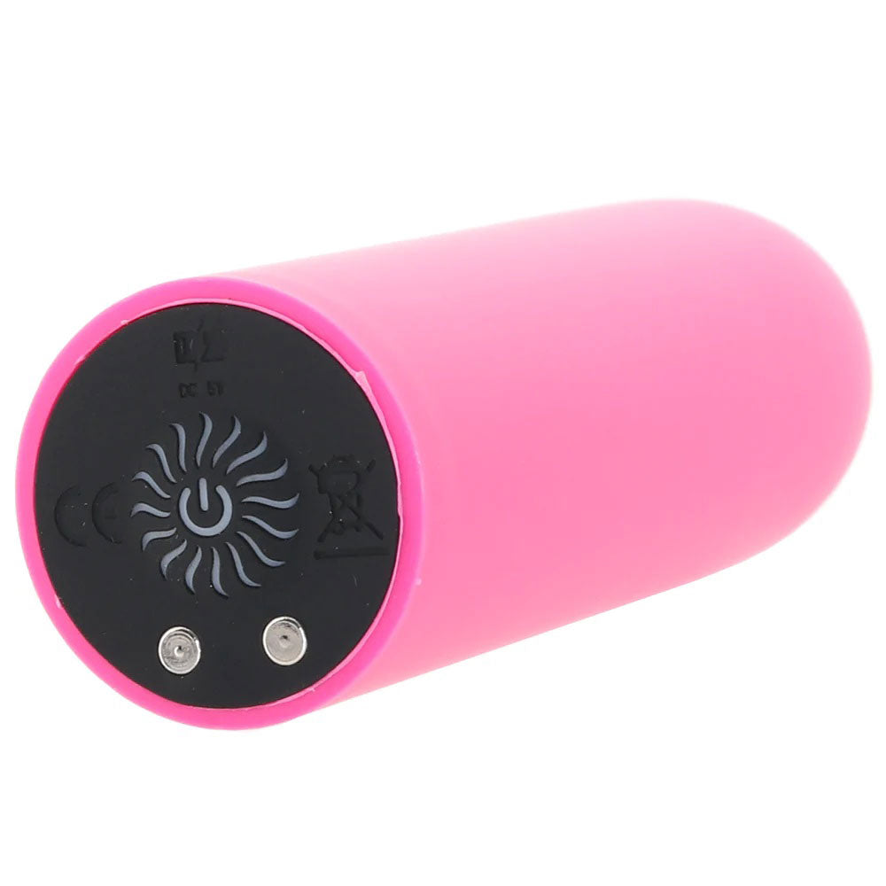 Pink Pussycat Vibrating Silicone Bullet - Pink-0