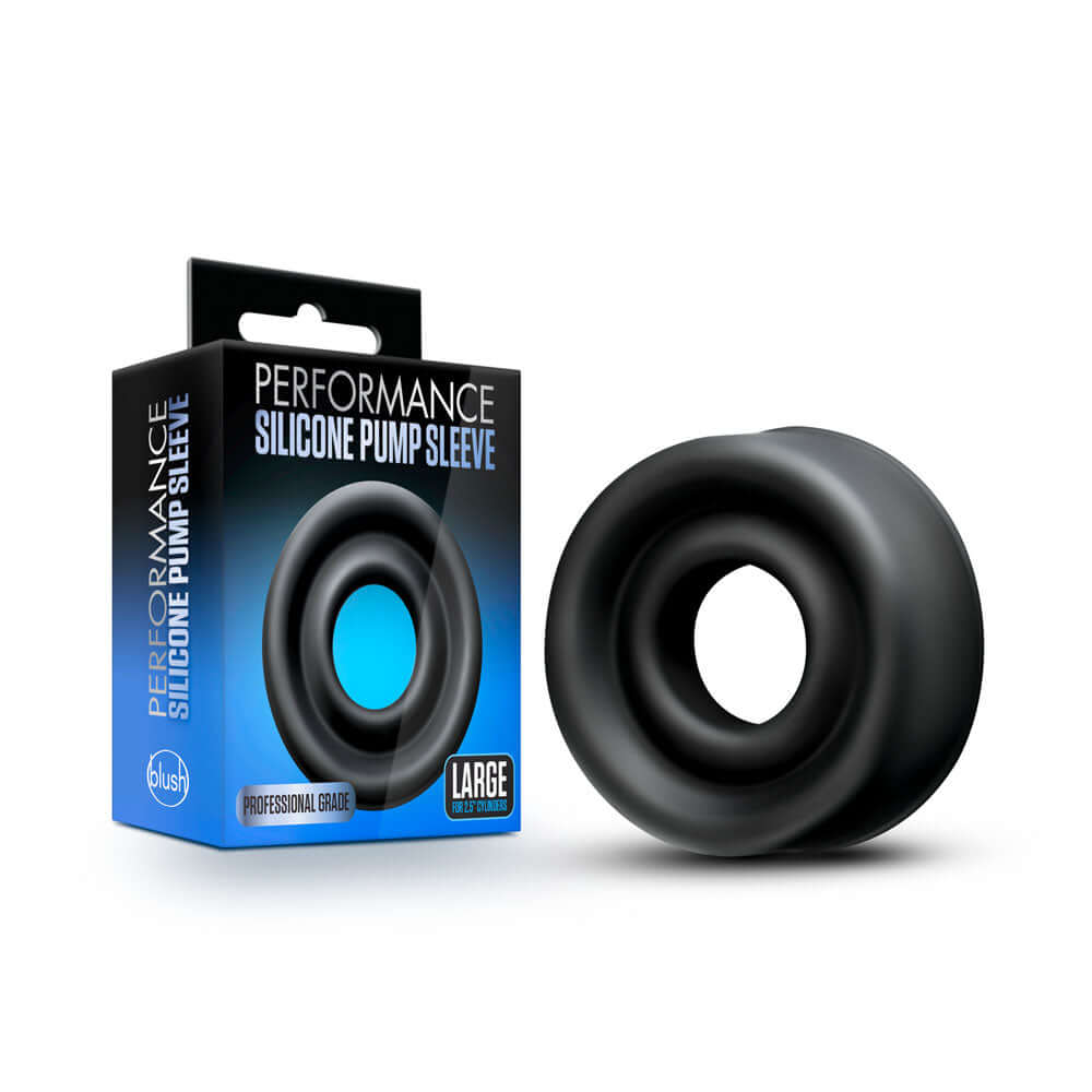 Performance - Silicone Pump Sleeve - Large - Black-1