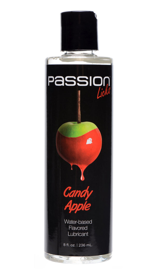 Passion Licks Candy Apple Water Based Flavored Lubricant - 8 Fl Oz / 236 ml