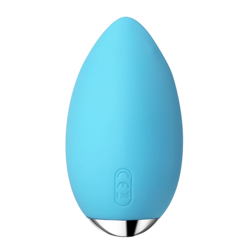 SVAKOM Candy 3-function Rechargeable Silicone Massager with Moving Lips Pale Blue
