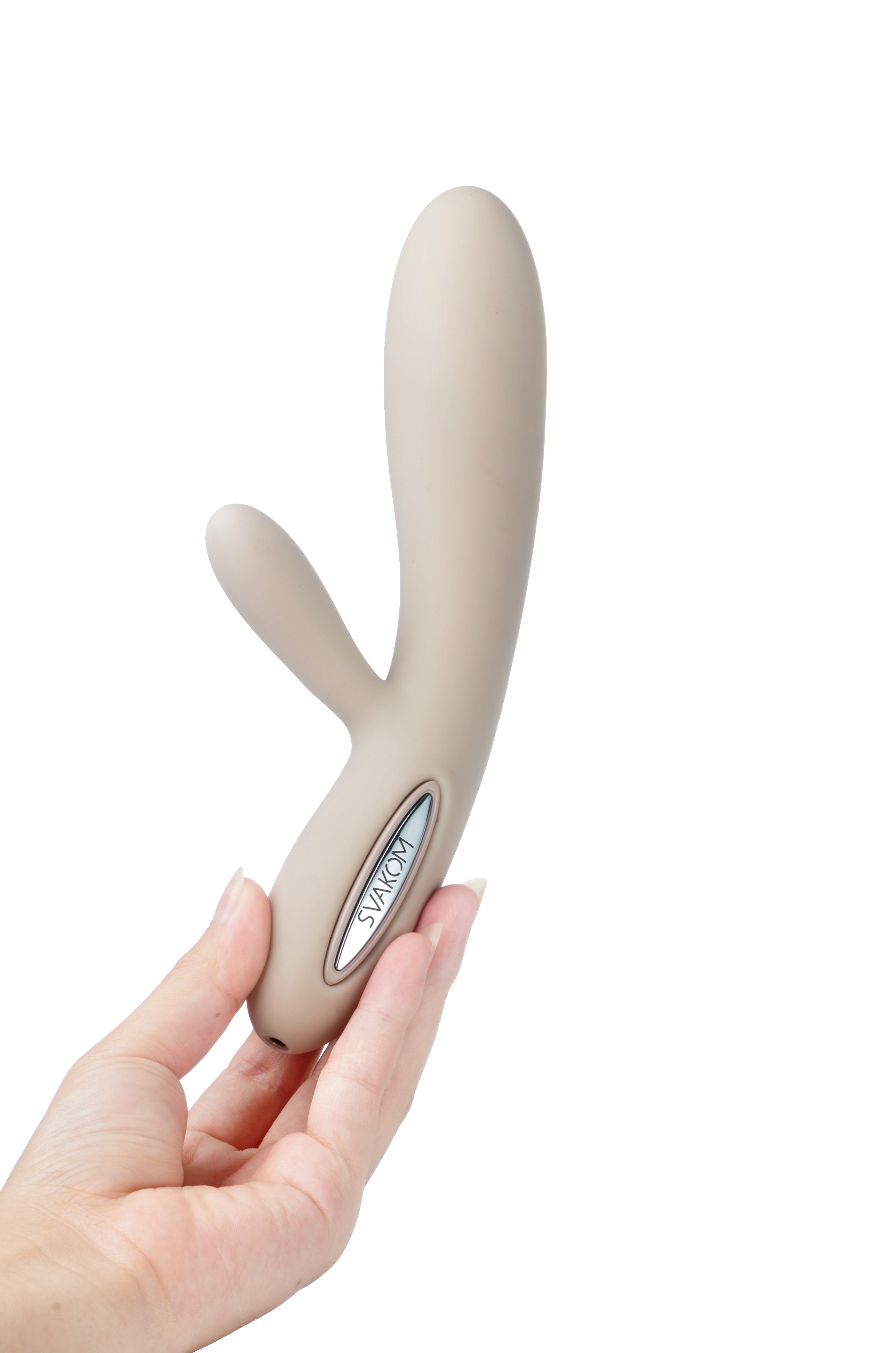 SVAKOM Lester Rechargeable Warming Rabbit Vibe Khaki