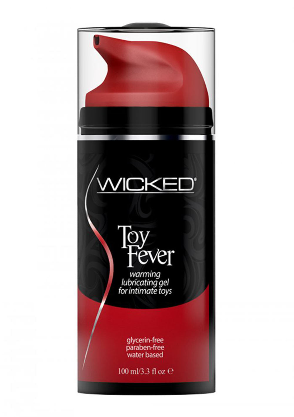 Wicked Toy Fever Warming Lubricating Gel Water Based for Intimate Toys 3.3 Ounce