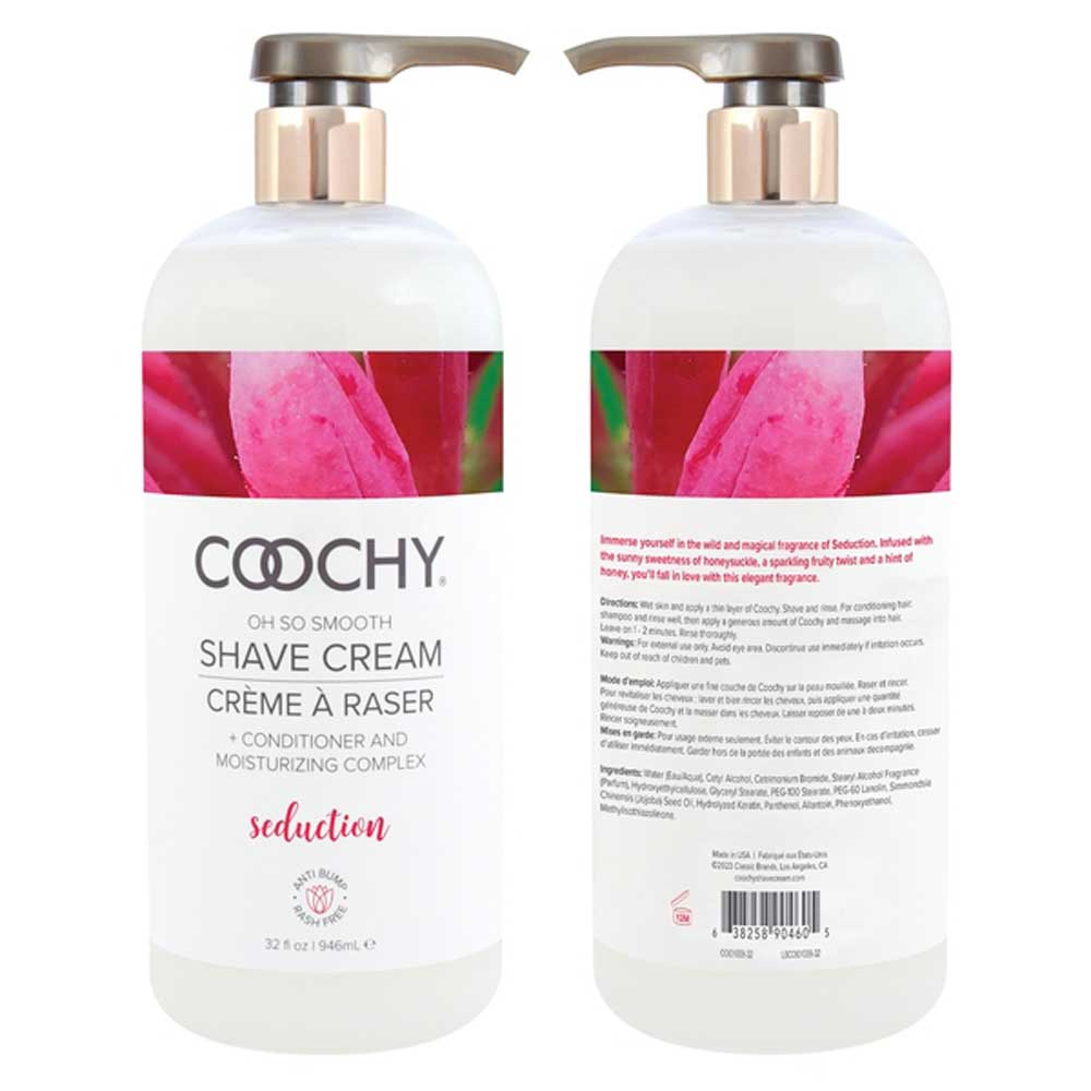 Coochy Oh So Smooth Shave Cream - Seduction - 32 Oz-0