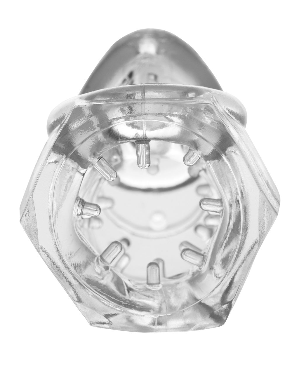 Detained 2.0 Restrictive Chastity Cage With Nubs-3