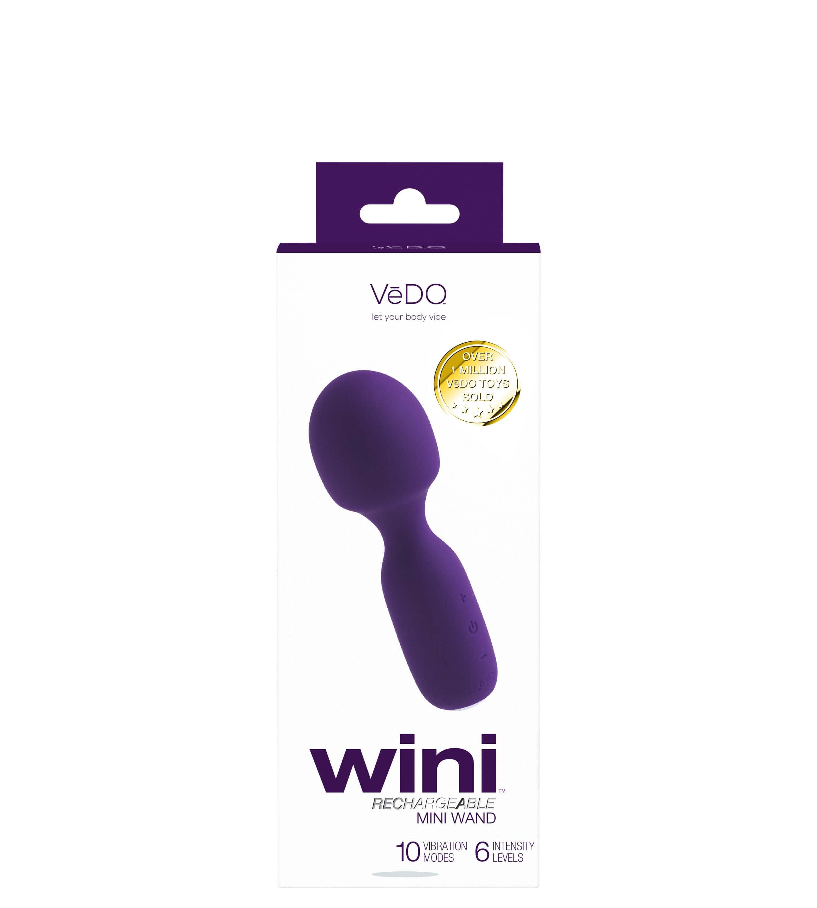 Vedo Wini Rechargeable Mini Wand - Purple