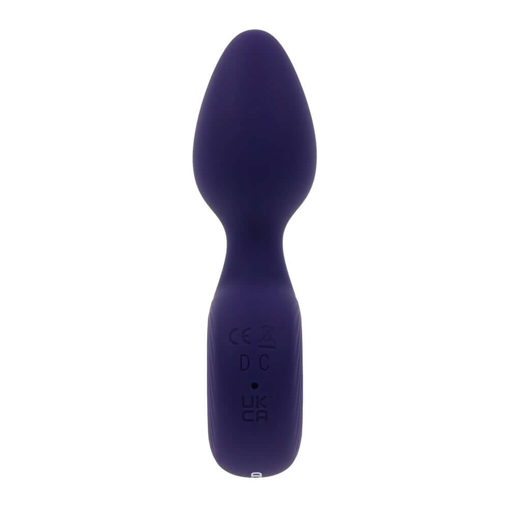 My Precious Blue Vibrating Anal Plug with ringed handle for easy navigation and 12 vibration modes made from phthalate and latex-free silicone.