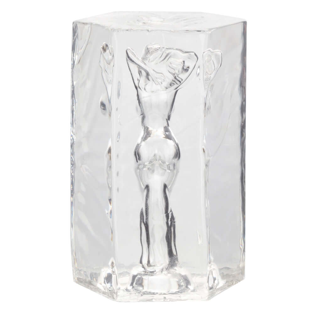 Girls Girls Girls Farrah Masturbator in clear transparent design for ultimate pleasure and excitement.