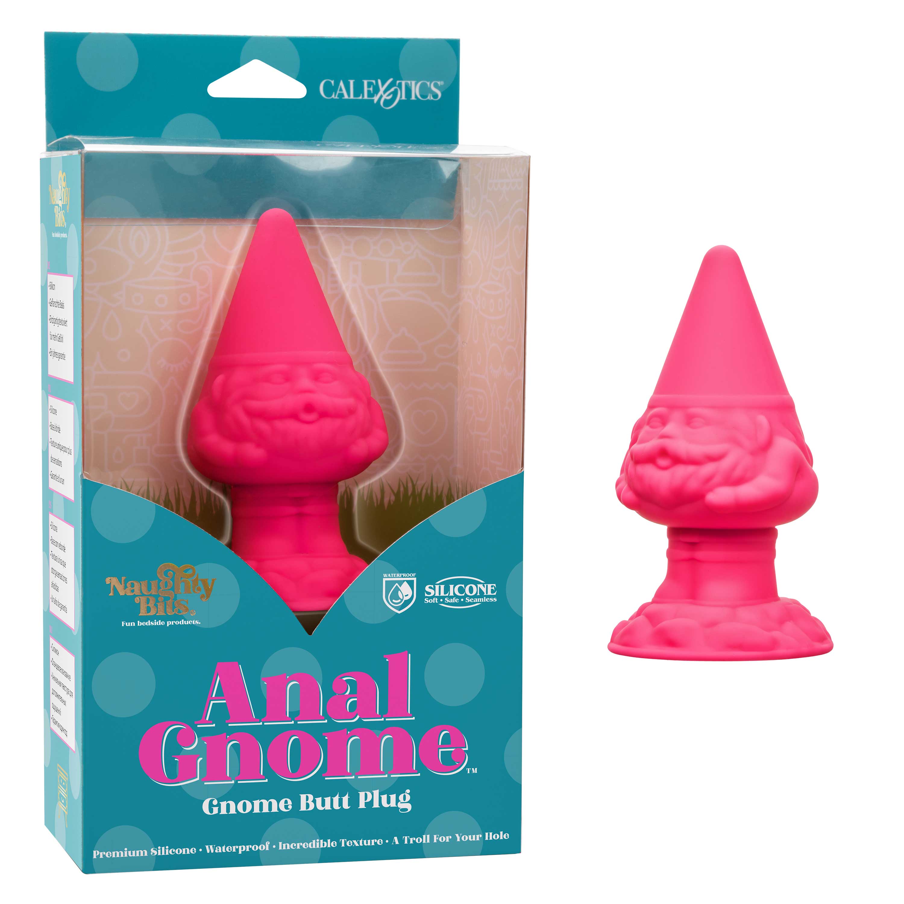 Naughty Bits Anal Gnome Gnome Butt Plug - Pink-5