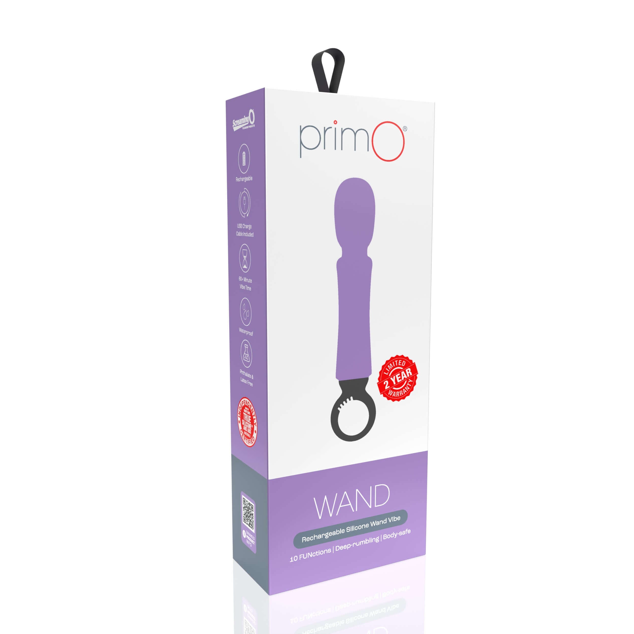 Primo Wand Rechargeable Vibe - Lilac-3