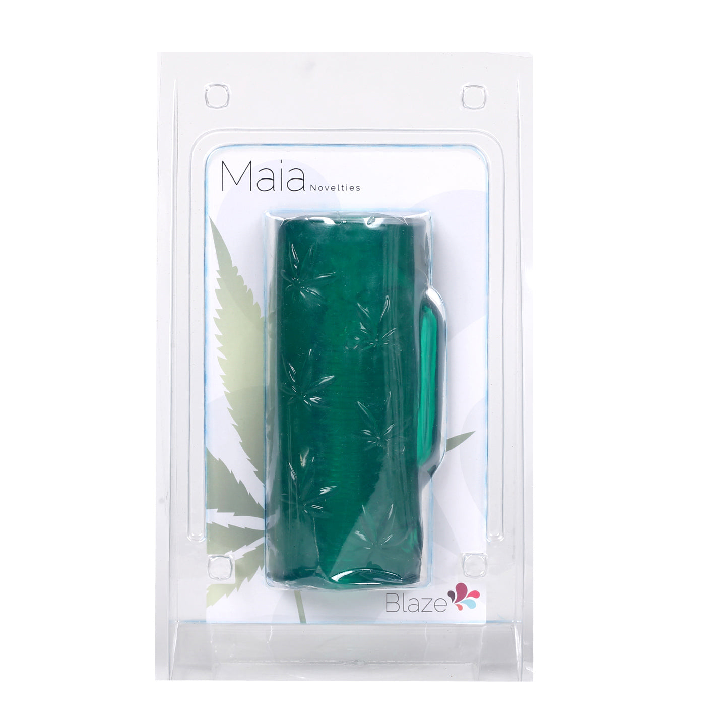 Blaze Vibrating Male Masturbator 420 Series -  Green-1