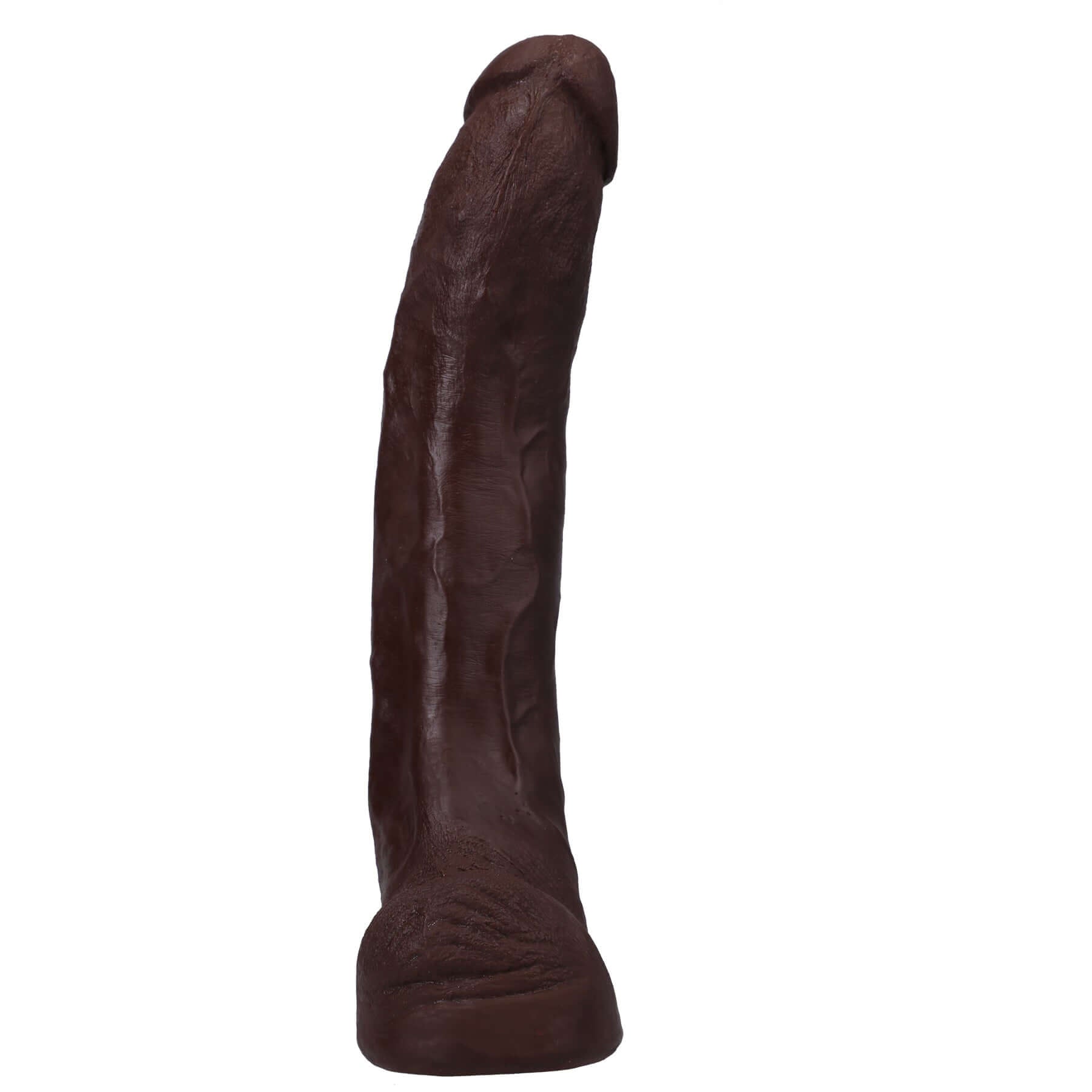 Signature Cocks Dredd 13.5 Inch Lifesize Chocolate Dildo with Removable Vac-U-Lock Suction Cup