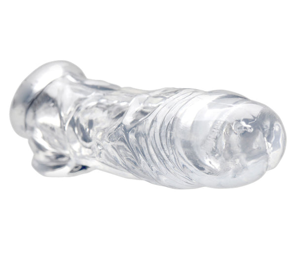 Realistic Clear Penis Enhancer and Ball Stretcher