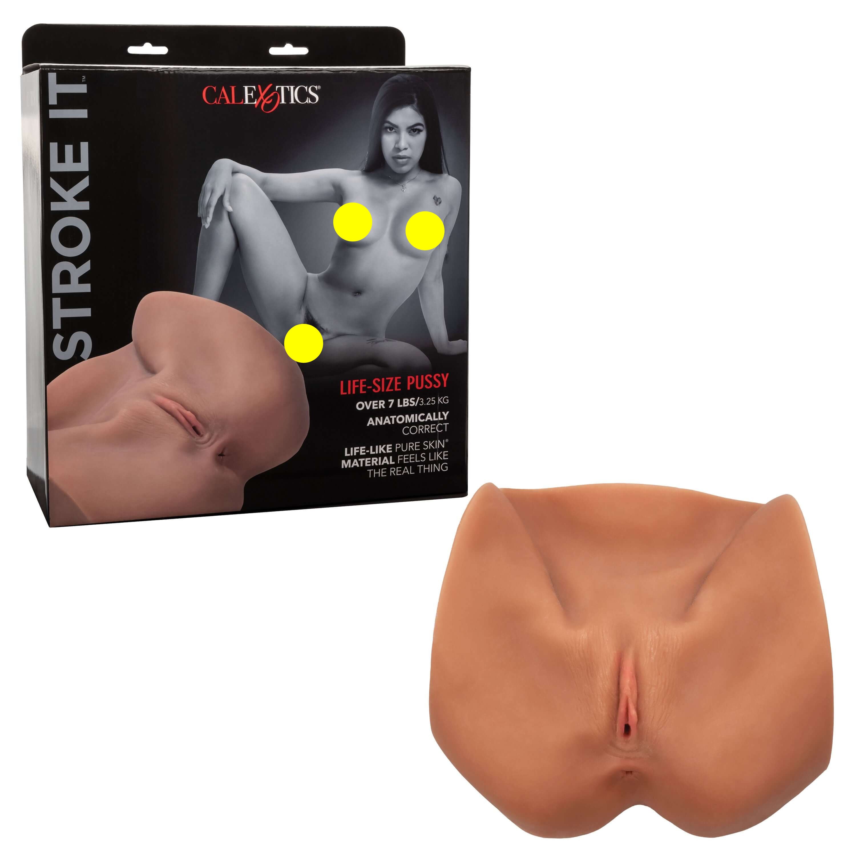 Stroke It Life-Size Pussy - Brown-5
