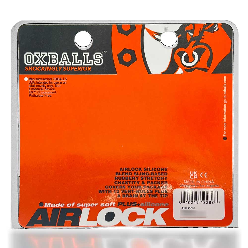 Airlock Air-Lite Vented Chasity - Black Ice-4