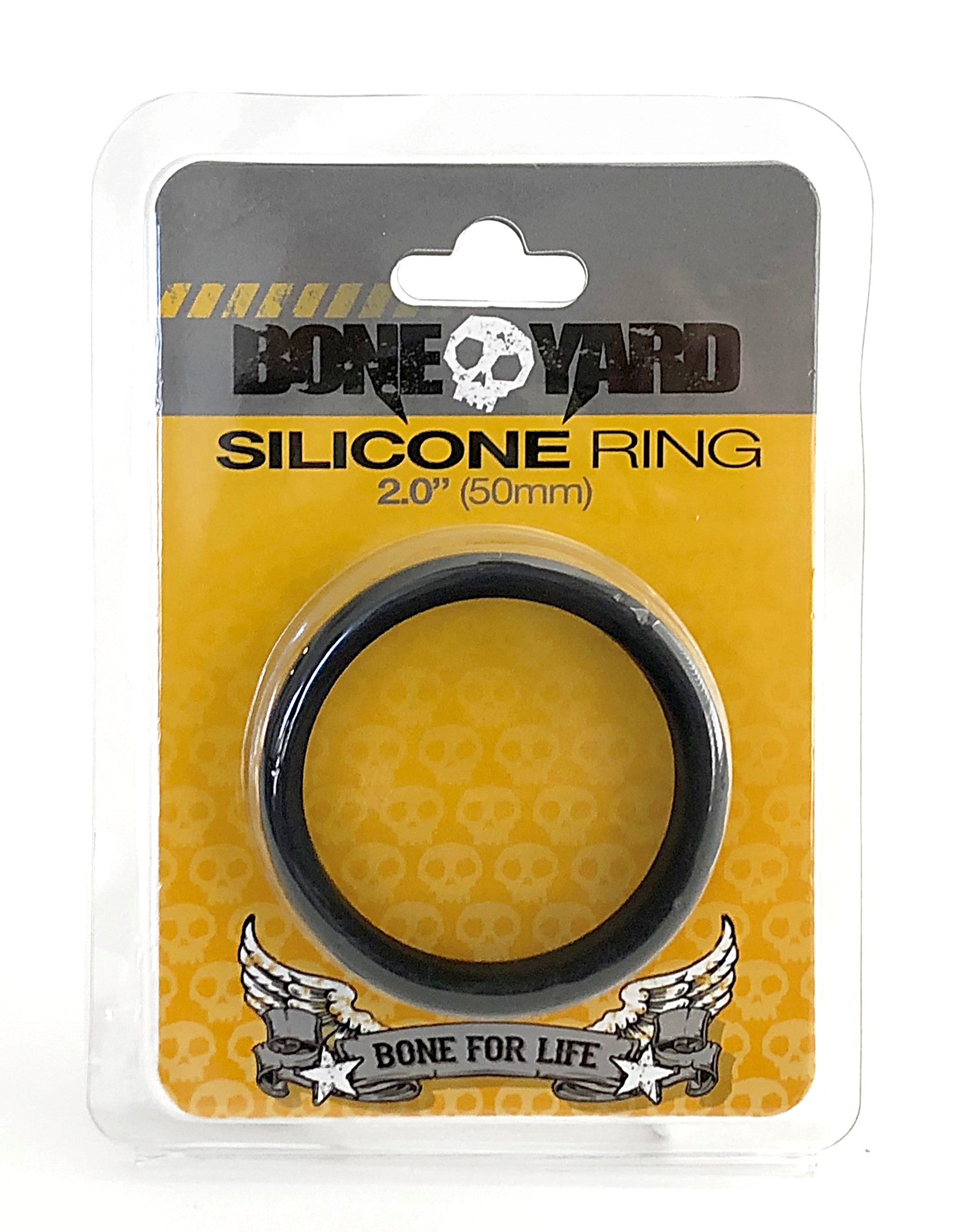 Boneyard Silicone Ring 50mm - Black-2