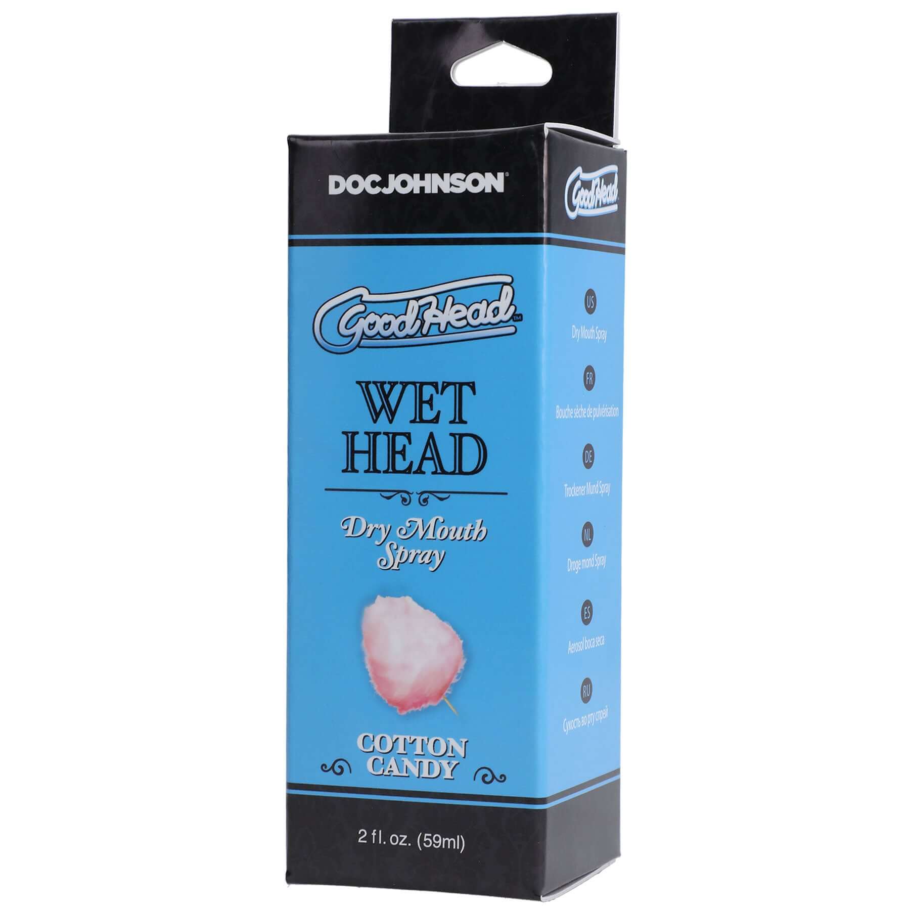 Enhance Oral Pleasure with GoodHead Wet Head Dry Mouth Spray Cotton Candy 2 Oz - Vegan, Sugar-Free, and Made in America!