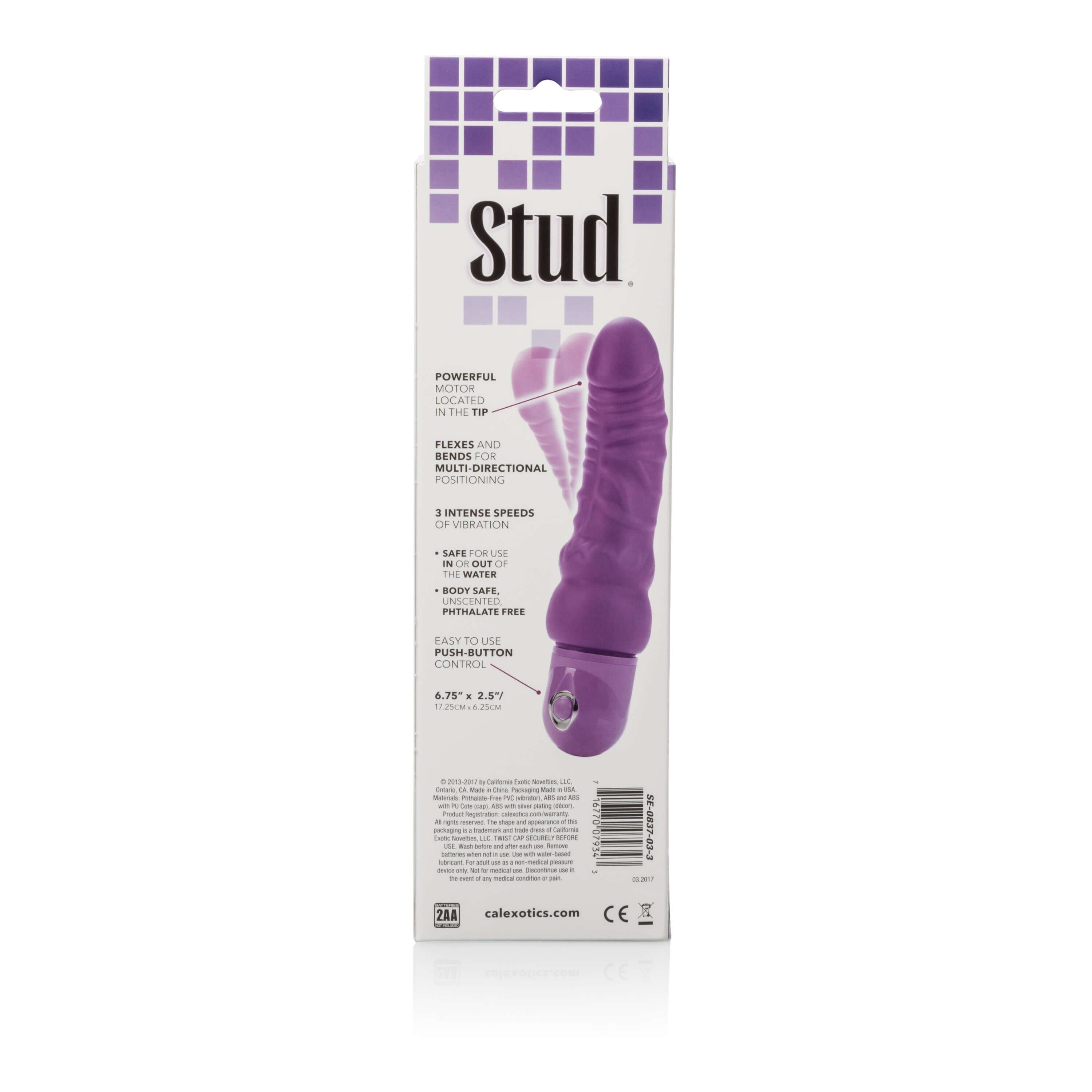 Bendie Power Stud - Curvy - Purple-2