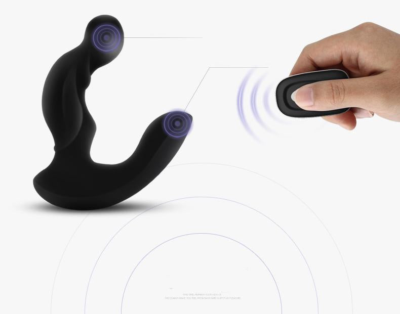 Fun-Mates Nero Premium Silicone Remote Control Wireless Prostate Massager for Men