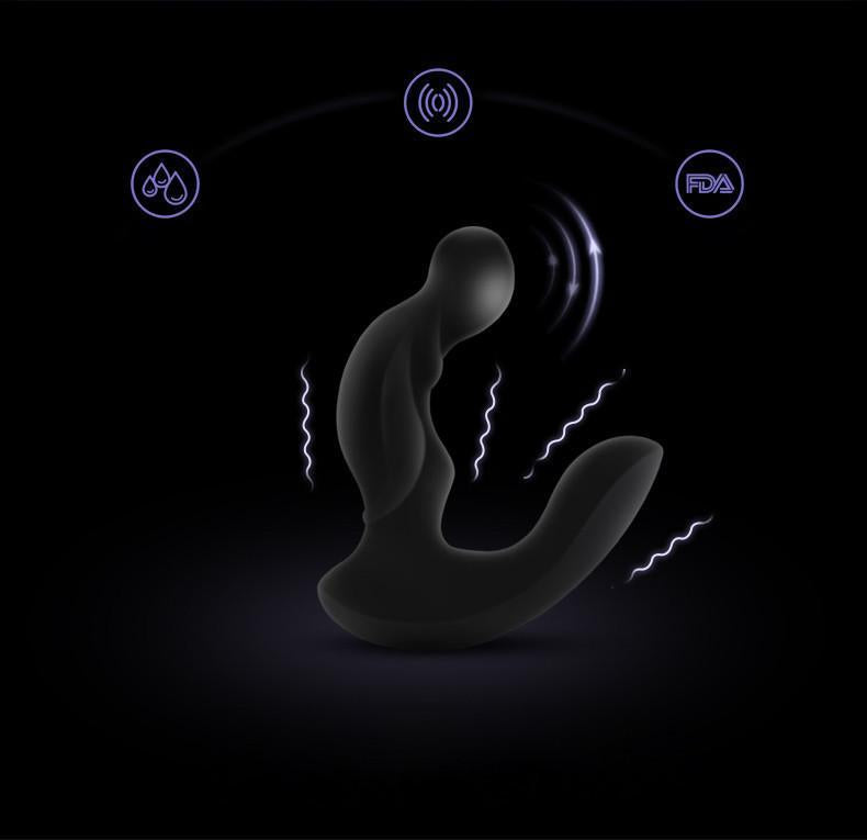 Fun-Mates Nero Premium Silicone Remote Control Wireless Prostate Massager for Men
