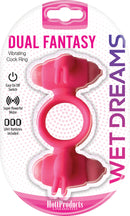 Wet Dreams - Dual Fantasy Cock Ring With Turbo Motors - Pink