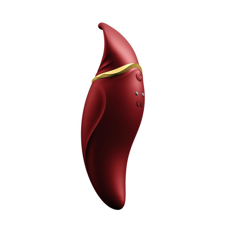 ZALO Hero Clitoral Rechargeable Massager Wine Red