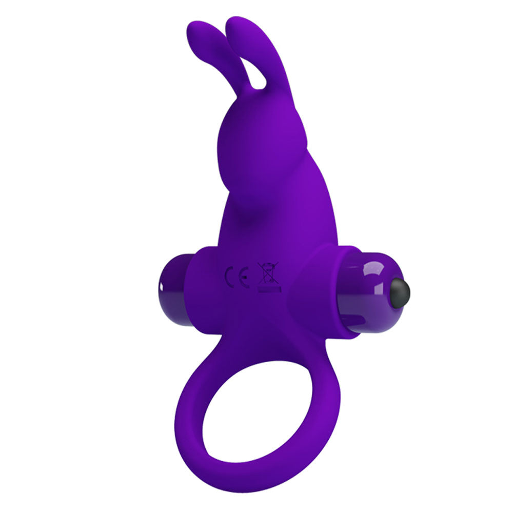 Pretty Love Vibrant Penis Ring I - Purple-4