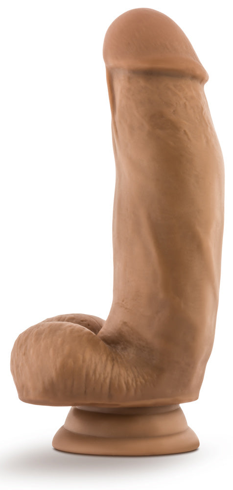 Dr. Skin Silicone - Dr. Samuel - 7 Inch Dildo With Suction Cup - Mocha