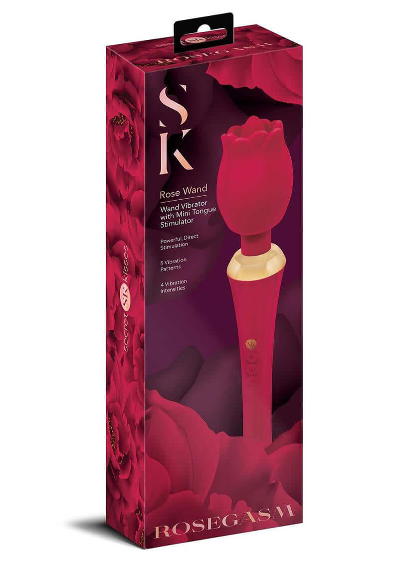 Rosegasm Bouquet Rose Wand - Red-1