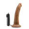 Dr. Skin - Dr. Dave - 7 Inch Vibrating Cock With  Suction Cup - Mocha