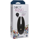 Body Bling - Clit Cuddler Mini-Vibe in Second  Skin Silicone - Silver