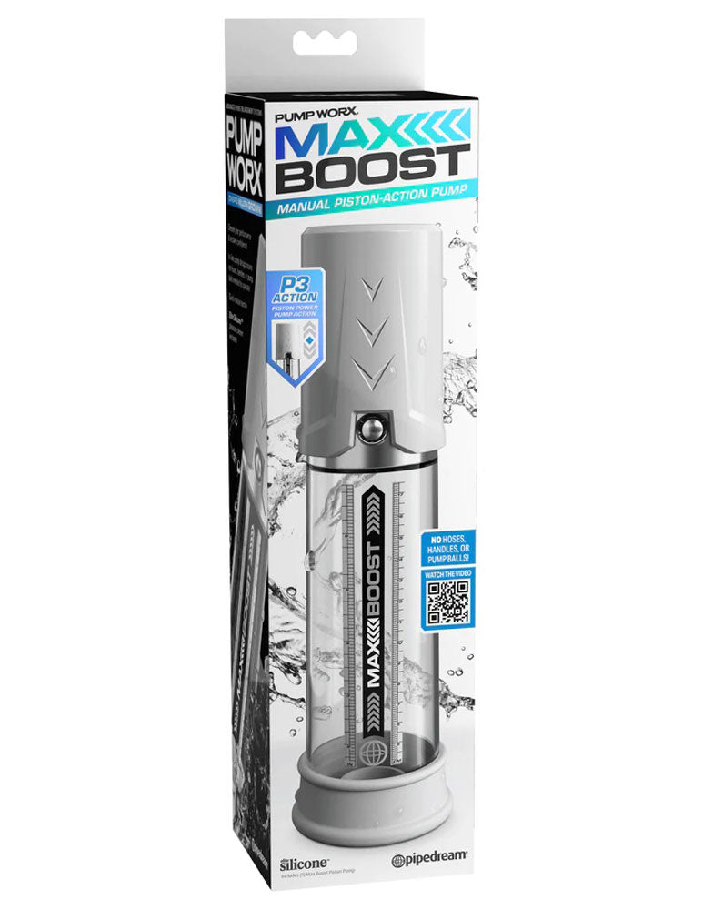Pump Work Max Boost - White/clear-1