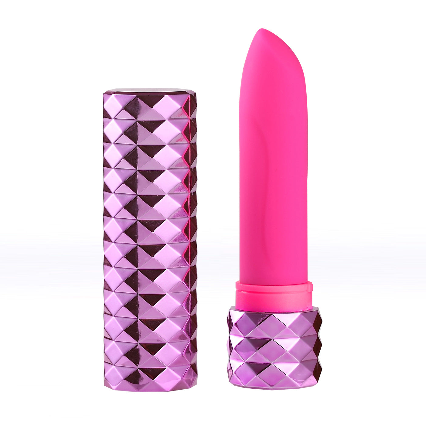Roxie Crystal Gem Lipstick Bullet Vibrator - Pink-6