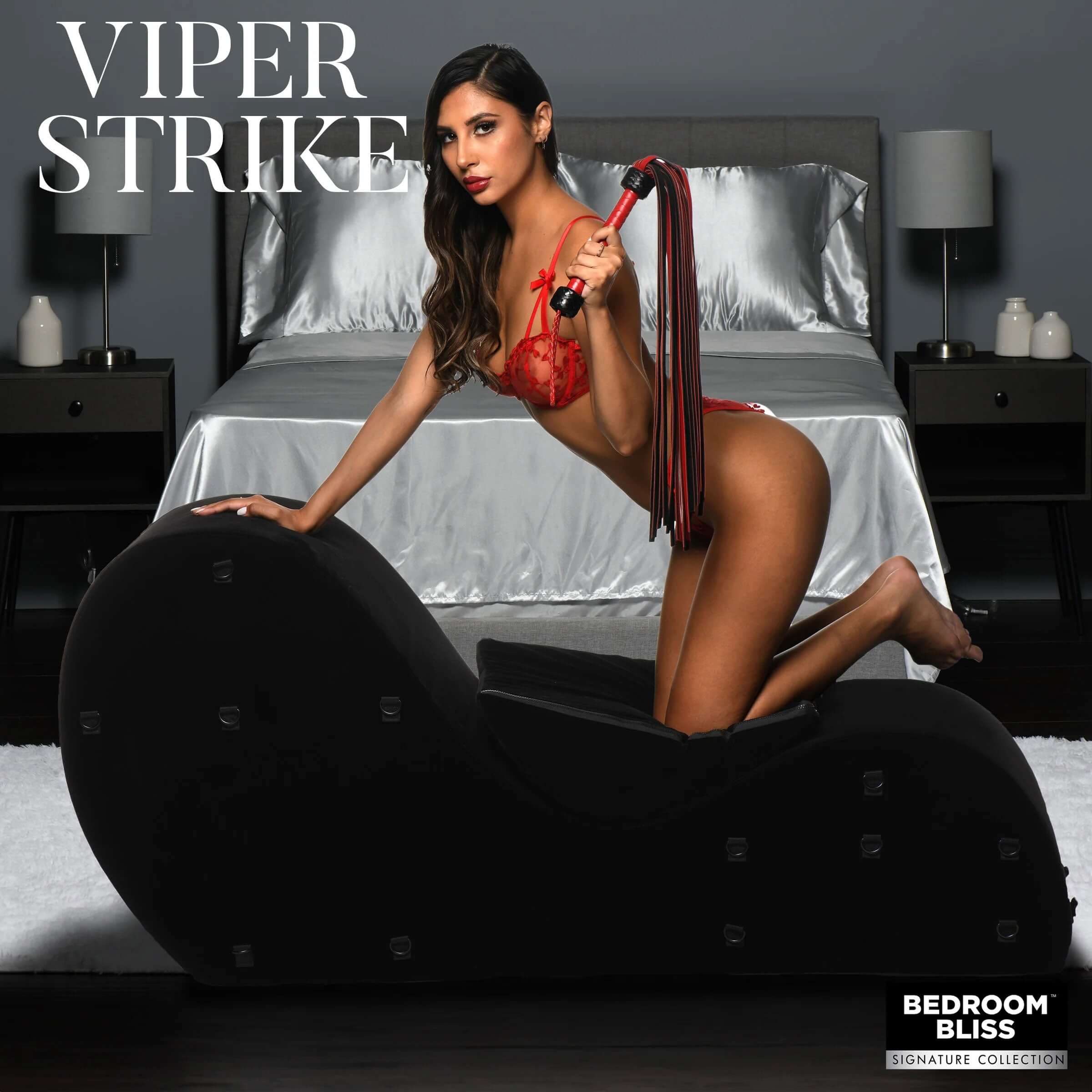 Bondage Love Couch - Black-15