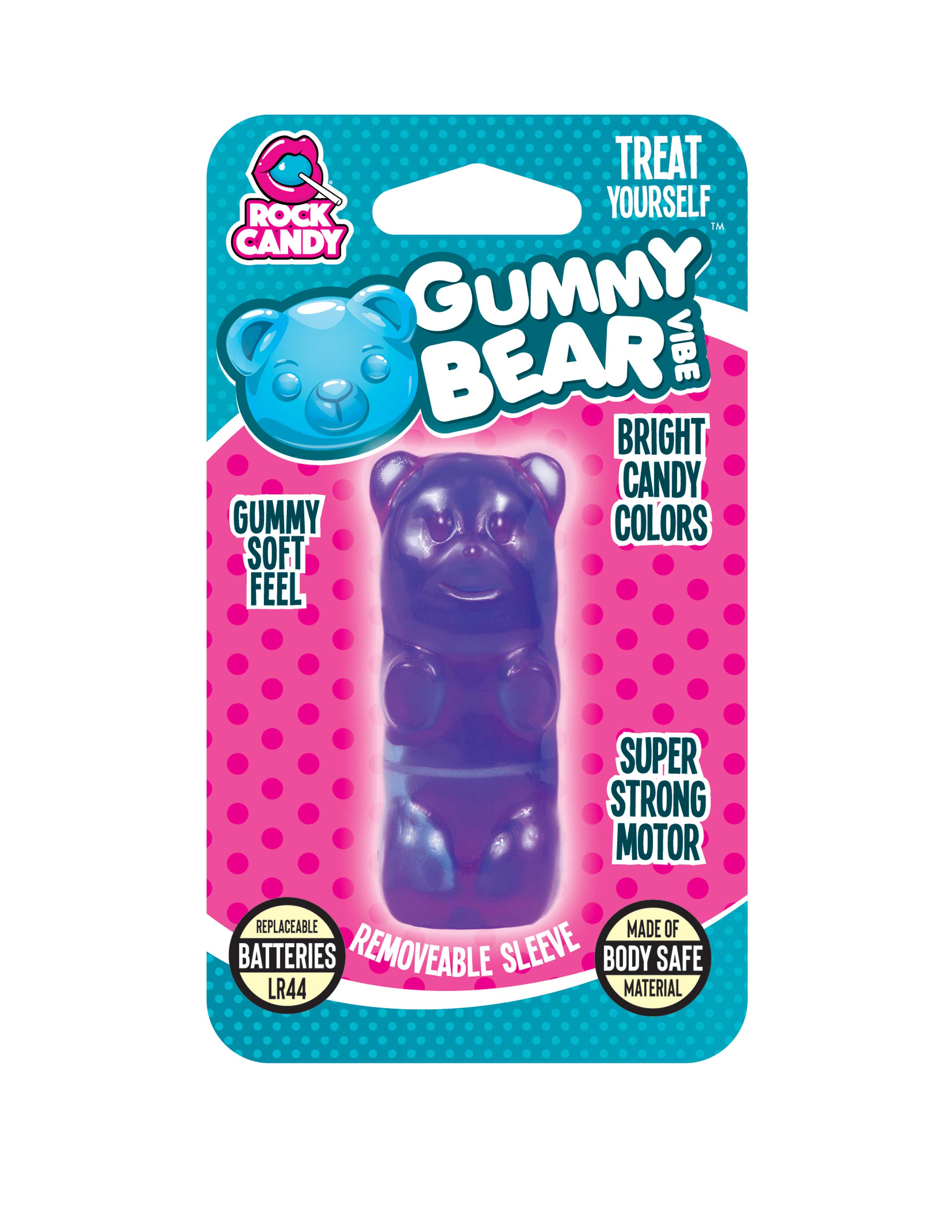 Gummy Bear Vibe Bullet - Purple-0
