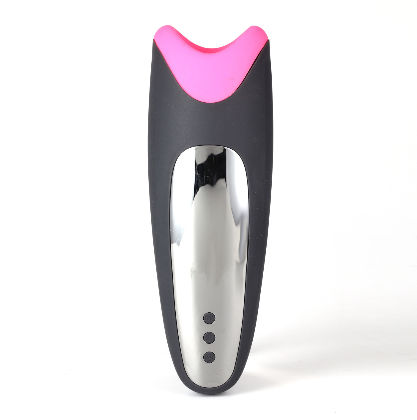 Piper USB Rechargeable Multi Function Masturbator With Suction - Black/pink-4