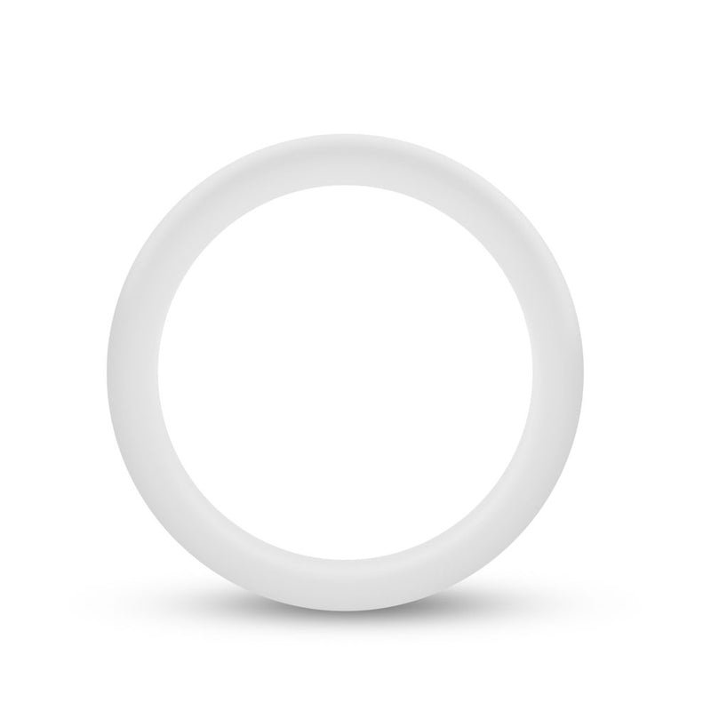 Performance - Silicone Glo Cock Ring - White  Glow