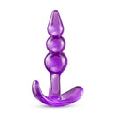 B Yours - Triple Bead Anal Plug - Purple-2