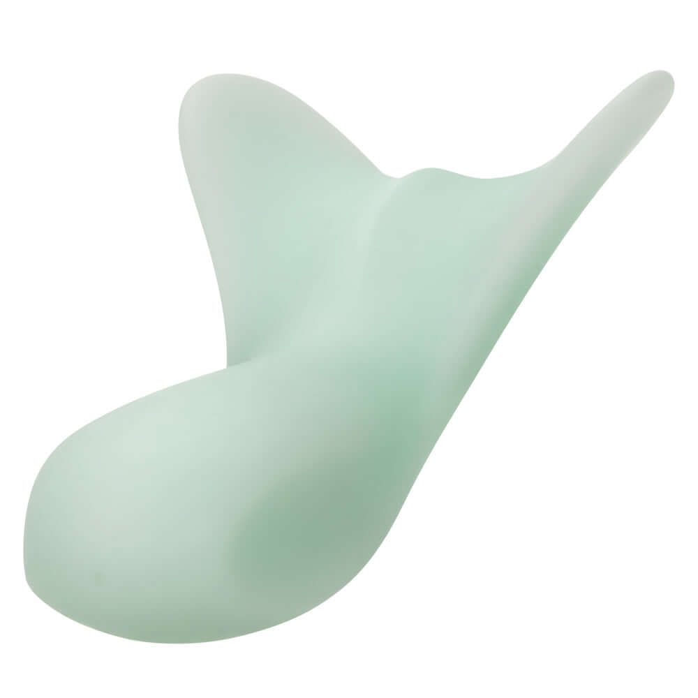 Pacifica Tahiti Massager - Green contoured shape for intense stimulation and luxurious sensation