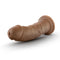 Au Naturel - 8 Inch Dildo With Suction Cup -  Mocha-7