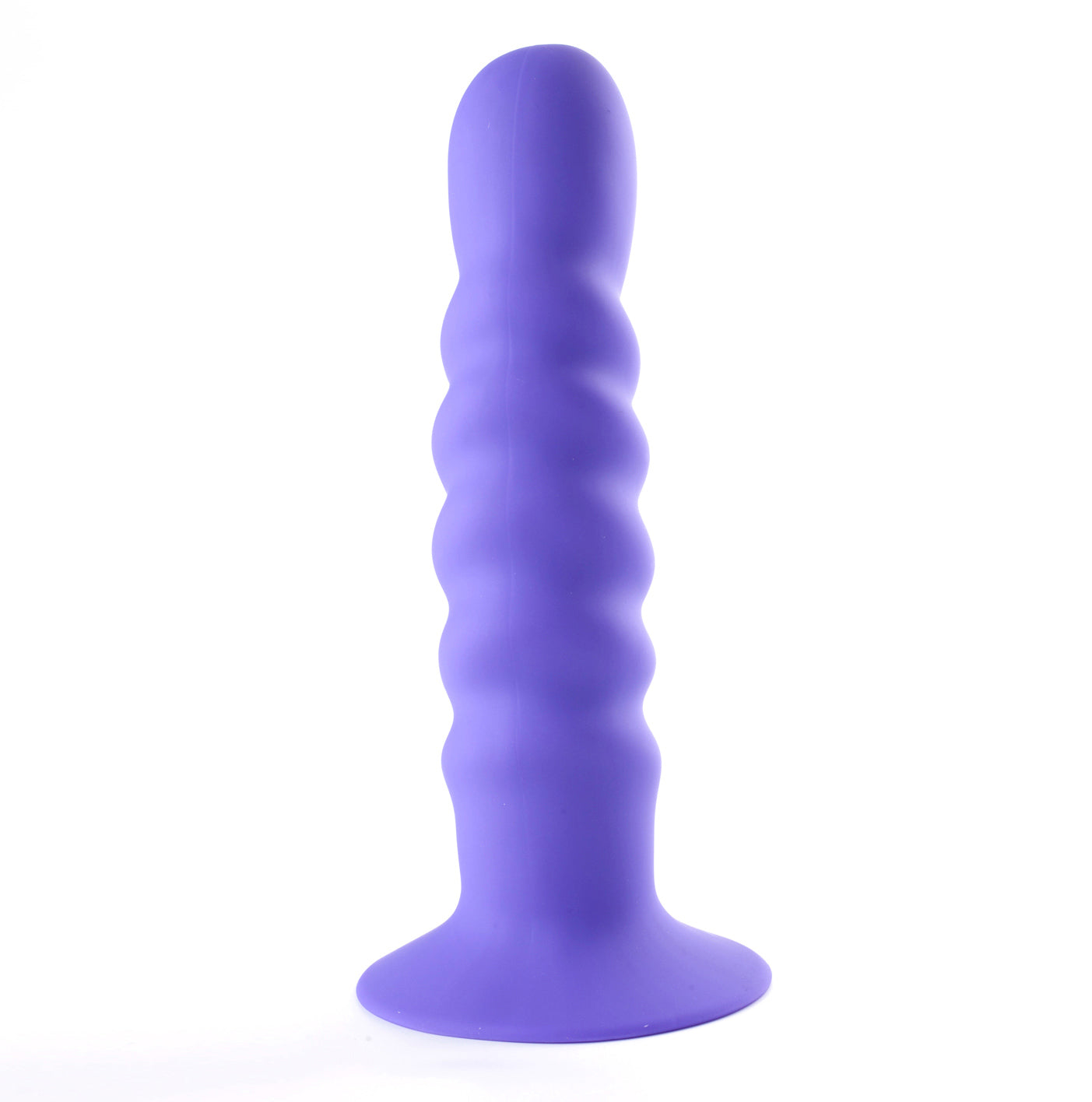 Kendall Silicone Dong Swirled Satin Finish - Neon  Purple-0