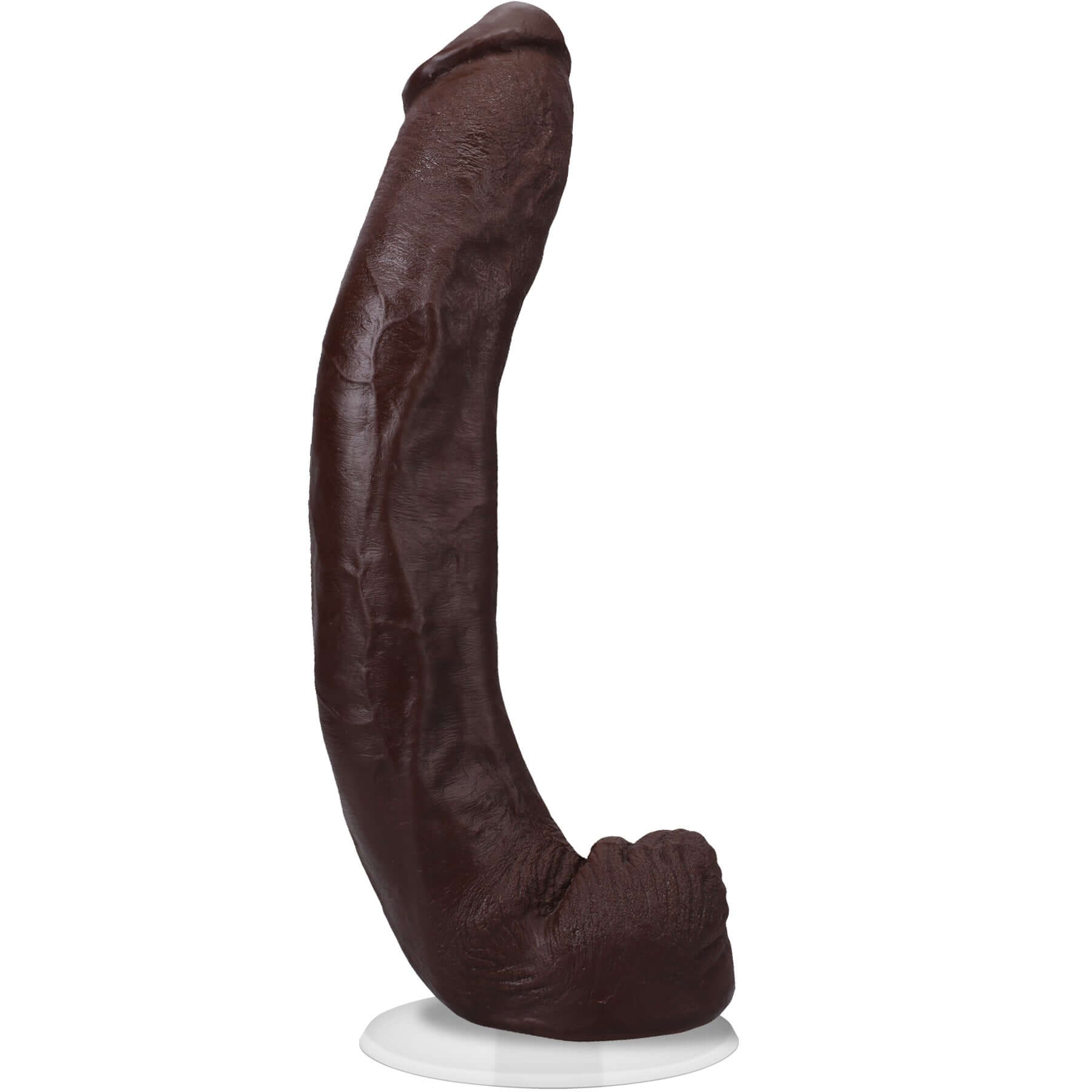 Signature Cocks Dredd 13.5 Inch ULTRASKYN Chocolate Dildo with Removable Vac-U-Lock Suction Cup