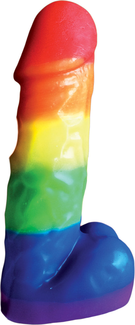 Rainbow Pecker Party Candle 7&quot;