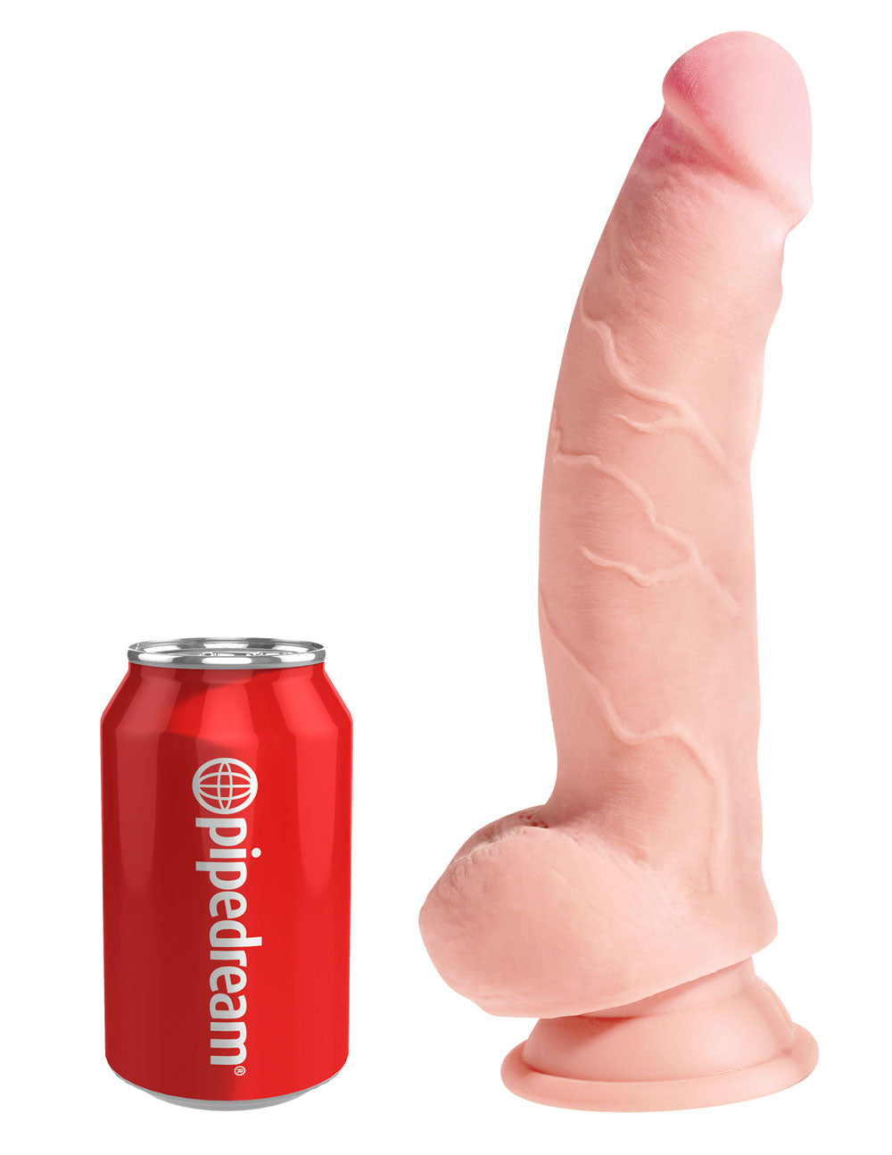 King Cock Plus Triple Density 8 Inch Cock With Balls - Flesh-2